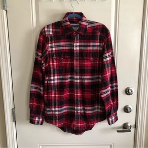 Mountain Khakis Plaid Flannel Button Down Shirt Mens Small